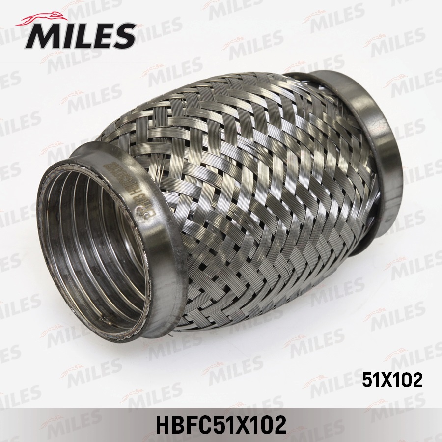 Гофра глушителя с металлорукавом 51x102 "Miles"