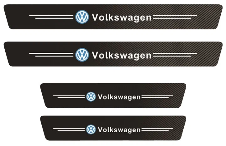  Защитная накладка на пороги самоклеящаяся VOLKSWAGEN к-т 4шт
