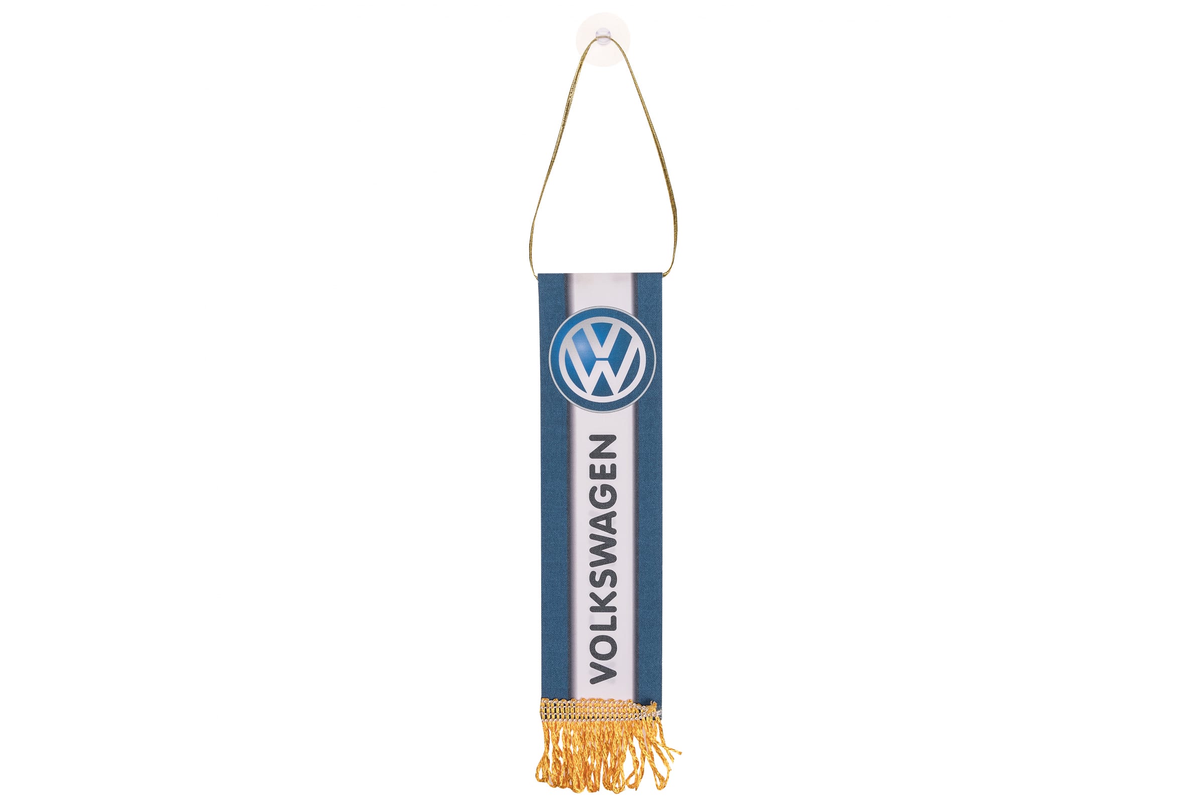  Вымпел прямоугольный "VOLKSWAGEN" (55х200) с бахромой, фон серый  (уп. 1 шт.) AUTOSTICKERS