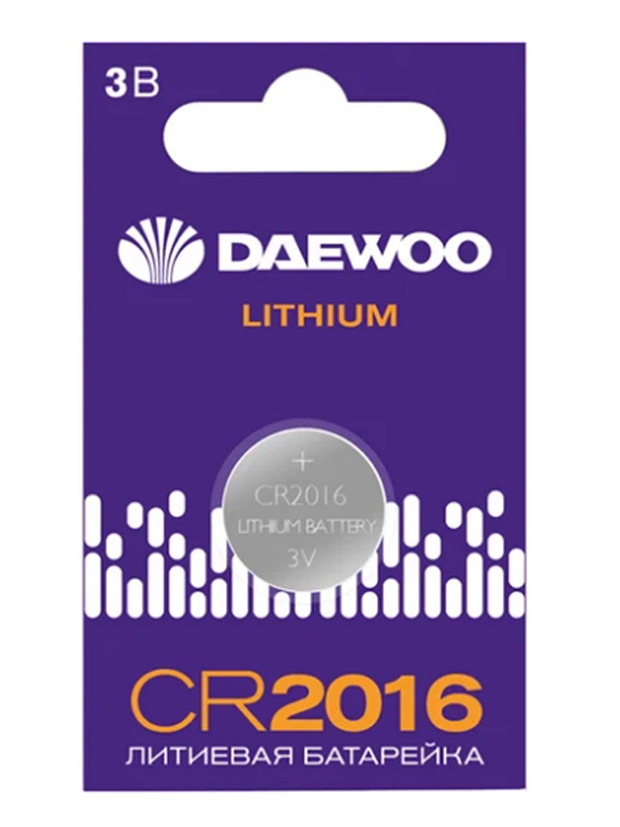 Батарейка Daewoo CR2016 Lithium
