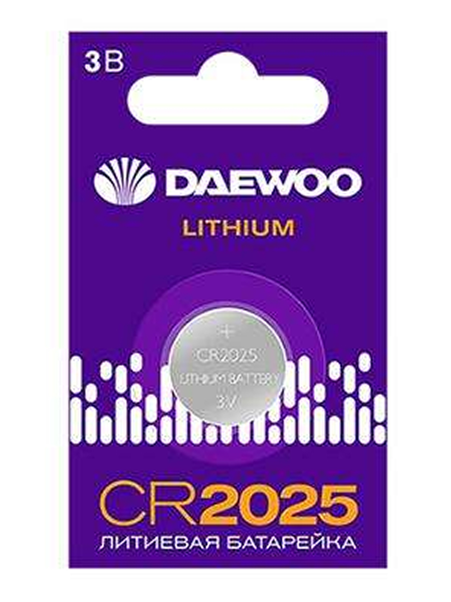 Батарейка Daewoo CR2025 Lithium