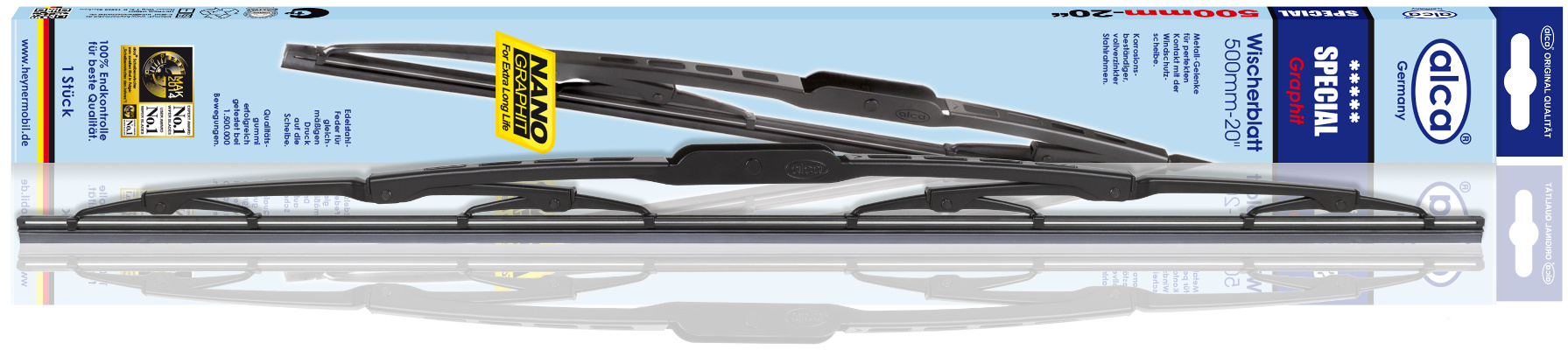Щетка стеклоочистителя каркасная alca 280мм