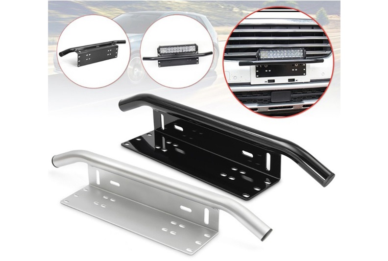  Кронштейн крепления фонарей и ПТФ с трубой 2,0мм Черный