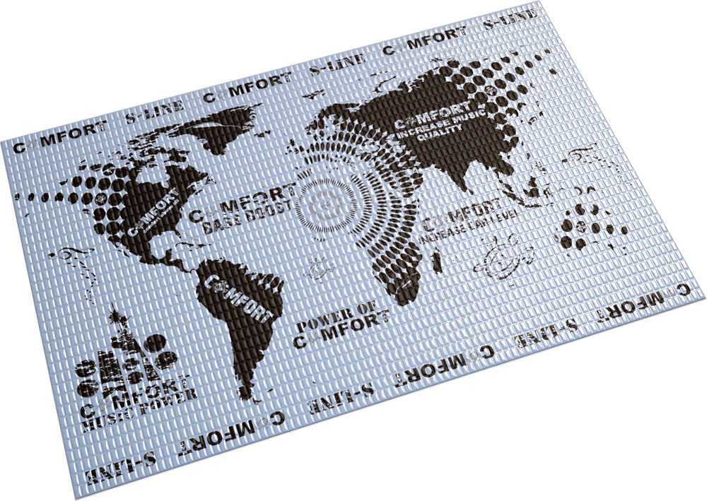  Виброизоляция Comfort Mat S2 (применение 1-слой двери,крыша)