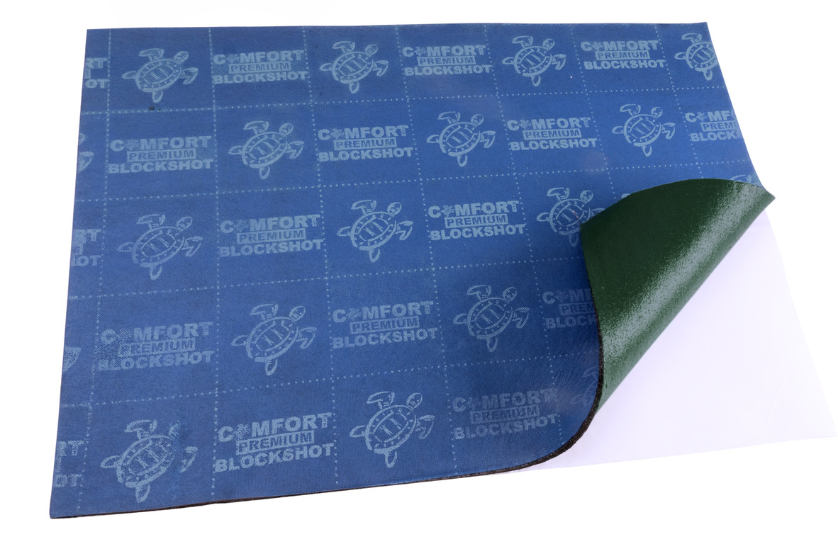  Шумоизоляция Comfort Mat BlockShot (применение 2-слой пол и арки салона)
