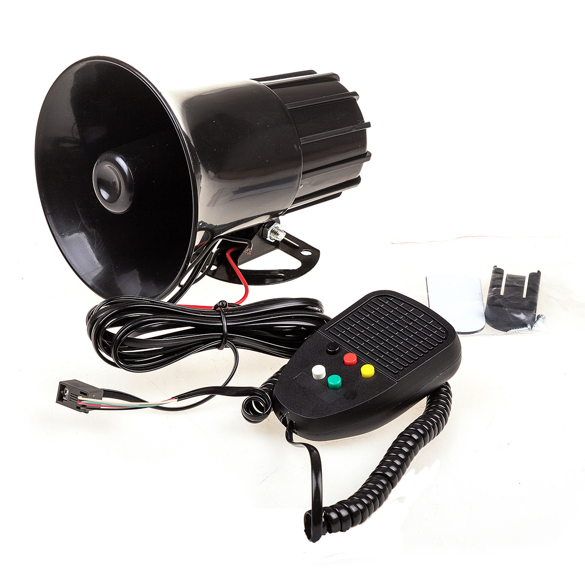  Сирена 5ти-тональная KS-816 с микрофоном 12V 30W