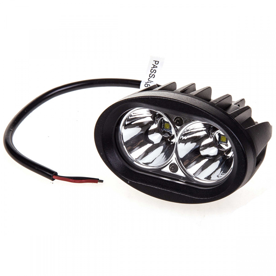  Фара светодиодная "OFF ROAD" (95*60*70мм),овальная,2 диодов,12V/24V 20W Дальный свет SKYWAY