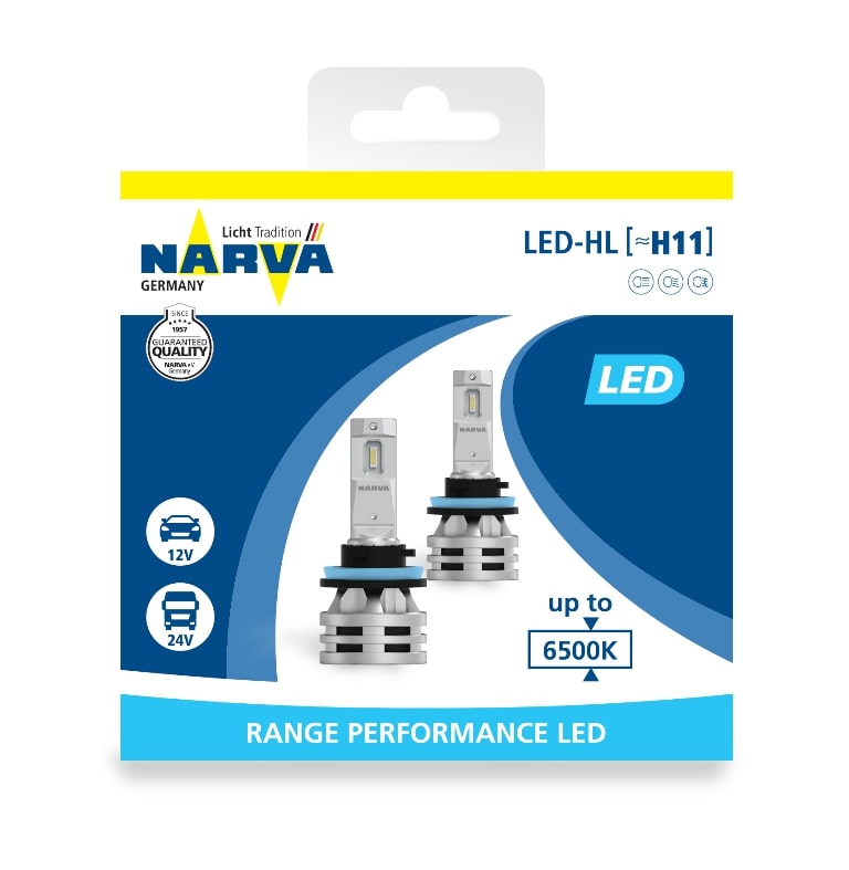  Светодиодный головной свет к-т H3 Narva 12-24V Range Performance Led 6000k