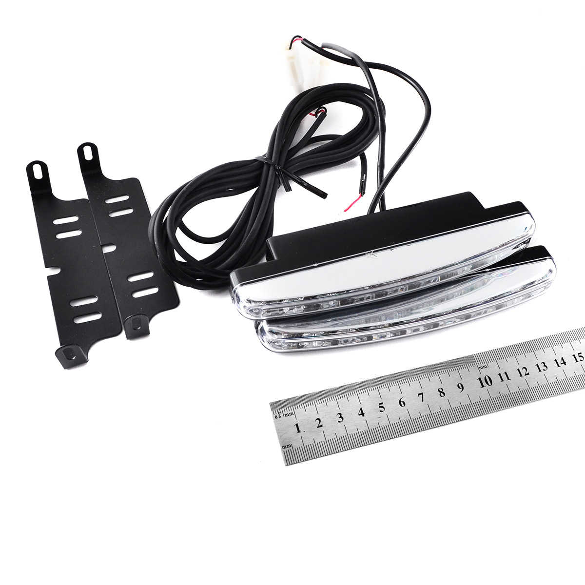  Ходовые огни SKYWAY, Safety, 8 диод, 155*40*15мм, 2шт.