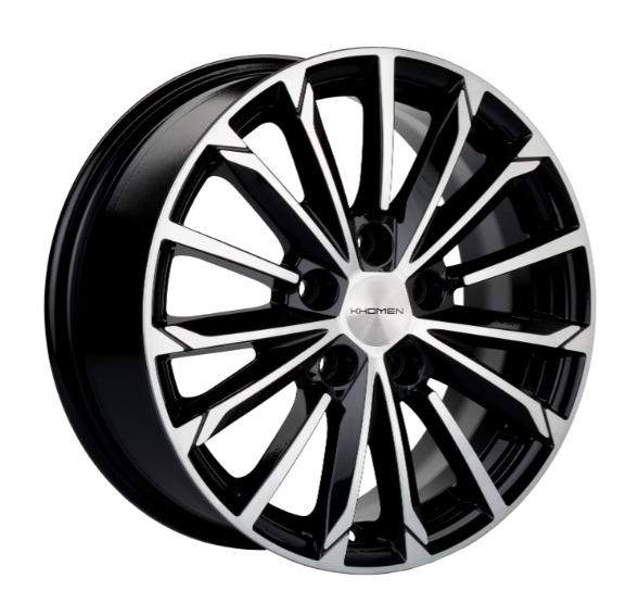 Диск/16-5*108/et50/dia63.3/6.5j/"khomen wheels khw-1611"/(Black-FP)